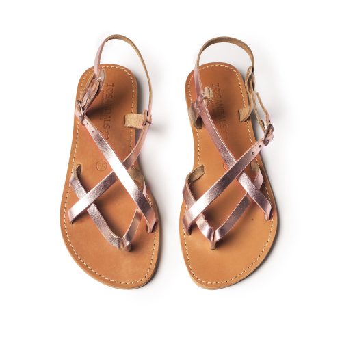 γυναικείο σανδάλι ''anastasia''   rosegold