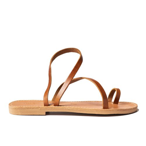 Women's leather sandals "Naomi" honey