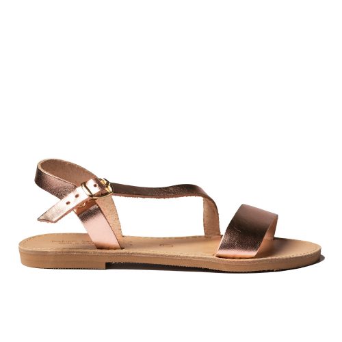 γυναικεία σανδάλια ''simple'' bronze