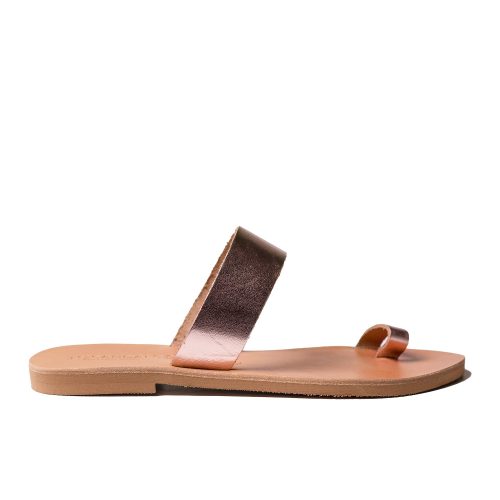 Women's flat sandals "Thasos" rose gold