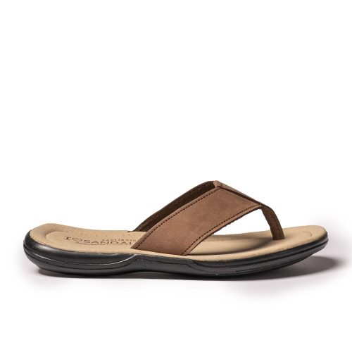 Men's leather sandals "Paris" brown anatomic