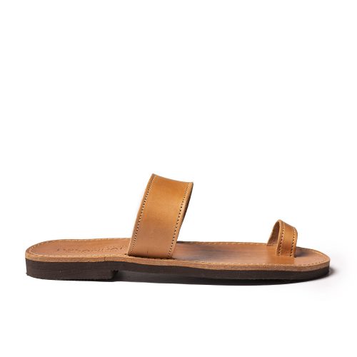 Men's leather sandals "Mario" natural