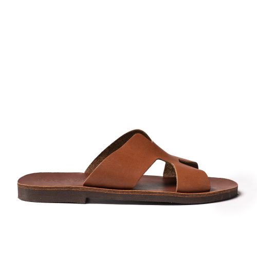 Men's leather sandals "Iasonas" light brown