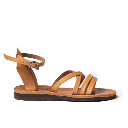 Women's leather sandals "Rene" natural