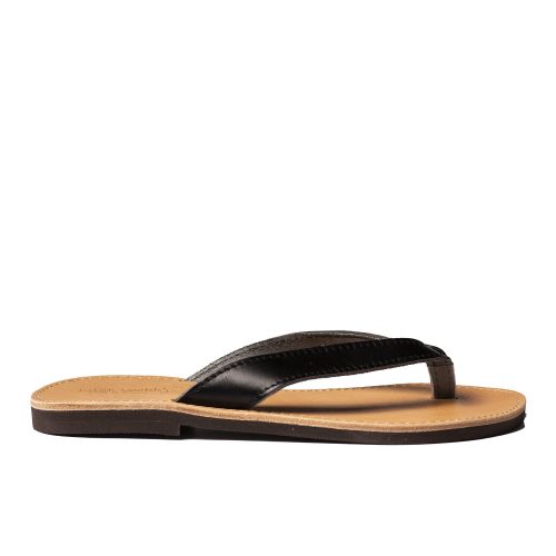 Men's leather sandals "xenophon" black