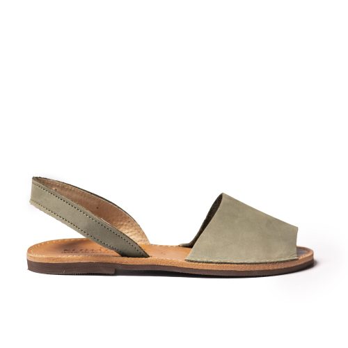 γυναικεία δερμάτινα σανδάλια ''Carino'' μέντα nubuck