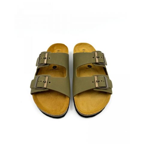 Γυναικεία ανατομικά σανδάλια plakton beta afelpado nobuck khaki