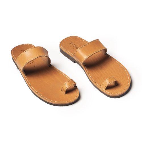 Corfu Sandals αντρικό δερμάτινο σανδάλι ''Mario'' natural
