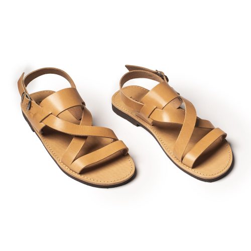 Corfu Sandals αντρικό δερμάτινο σανδάλι ''Zeus'' natural