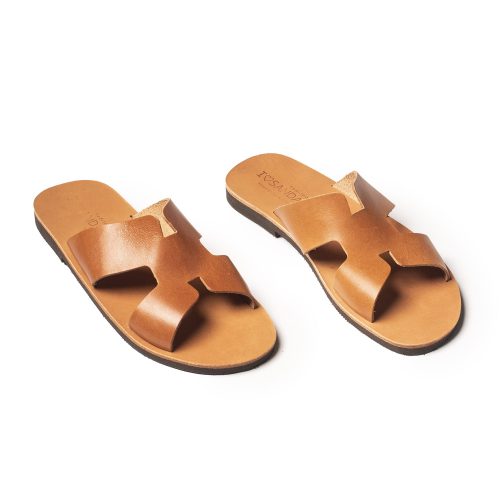 Corfu Sandals αντρικό δερμάτινο σανδάλι ''Iasonas'' natural