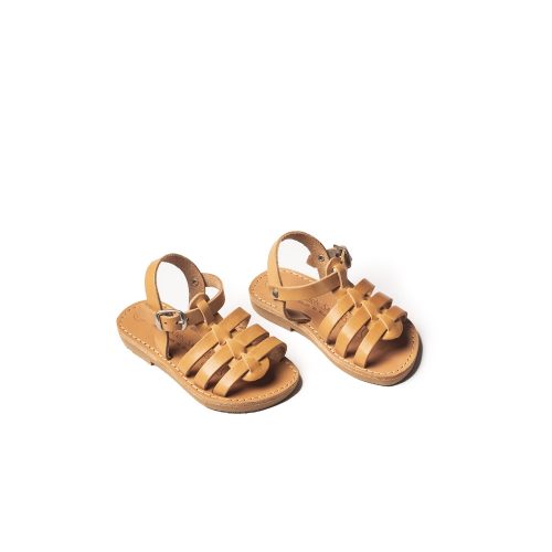Corfu Sandals παιδικό δερμάτινο σανδάλι ''elliot'' φυσικό