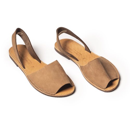 Corfu Sandals γυναικεία δερμάτινα σανδάλια ''Carino'' brown