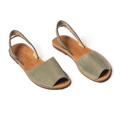 Corfu Sandals Women's leather sandals "Carino" mint nubuck