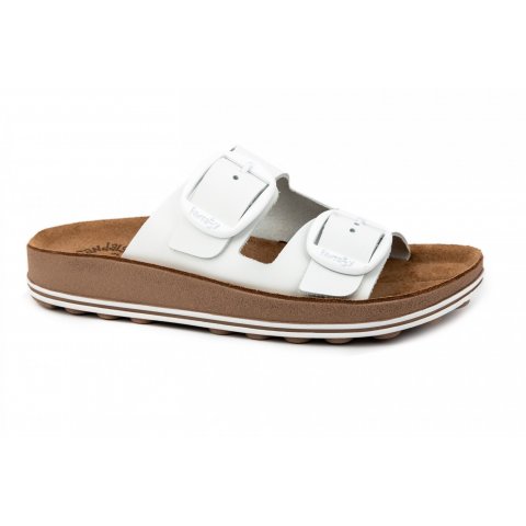 Fantasy Sandals Γυναικεία ανατομικά σανδάλια fantasy ''Despina'' white