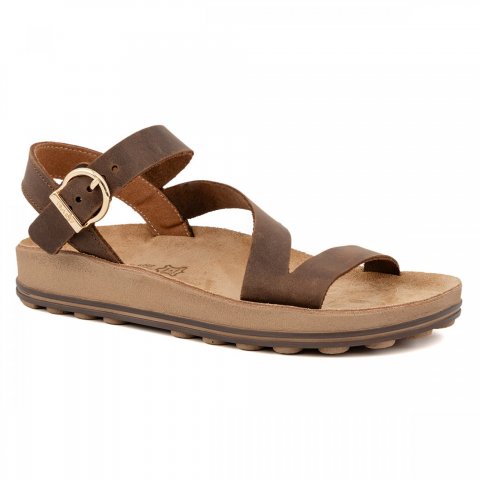 Fantasy Sandals Γυναικεία ανατομικά σανδάλια fantasy Emma taupe