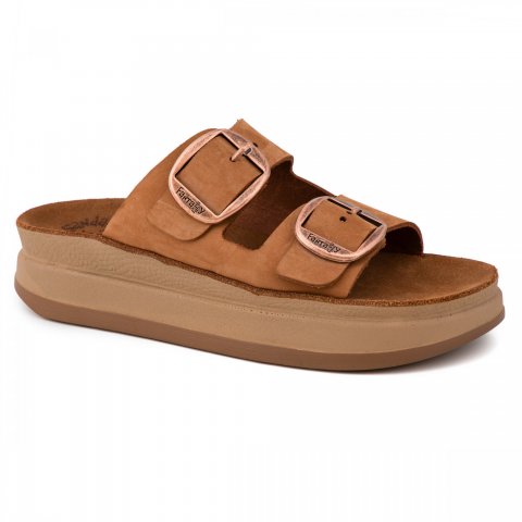 Fantasy Sandals Γυναικεία ανατομικά fantasy sandals ZEFI capuccino