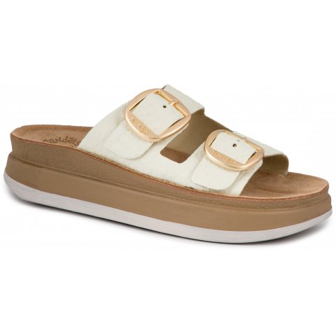 Fantasy Sandals Γυναικεία ανατομικά fantasy sandals ZEFI white crack