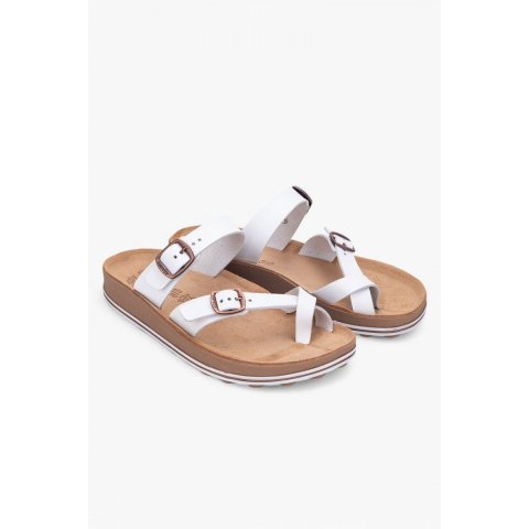 Fantasy Sandals Γυναικεία ανατομικά fantasy sandals CATERINA white